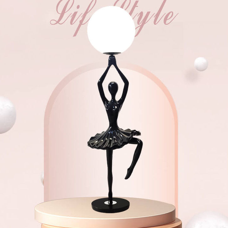 Ballet Girl Shape Orb Floor Lamp