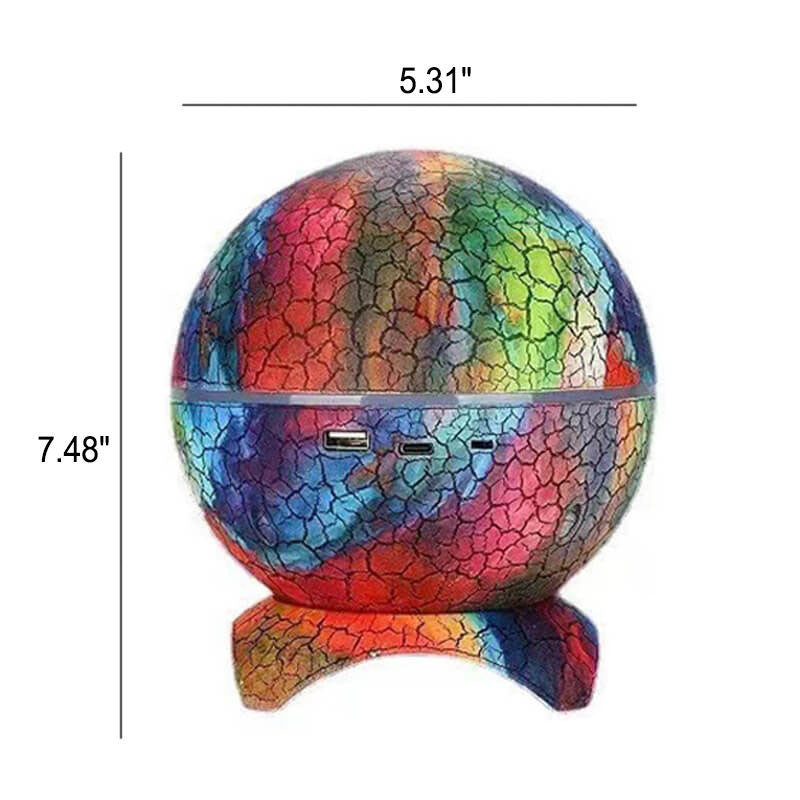 Cracked Planet Bluetooth Music Table Lamp