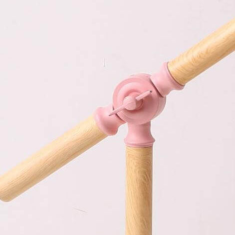Macaron Iron Cylinder Wooden Table Lamp