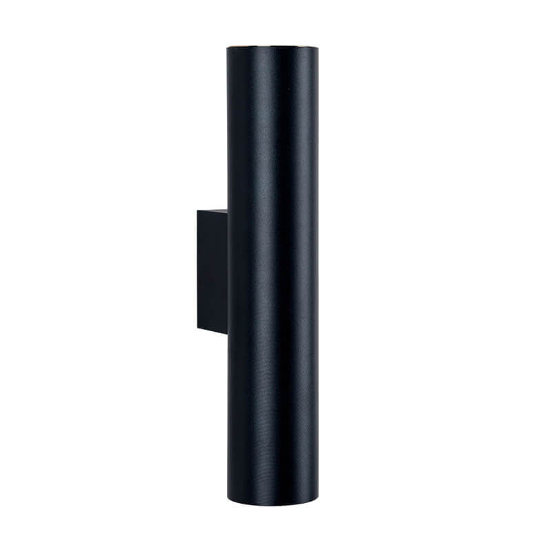 Aluminum Cylindrical 2-Light Wall Lamp