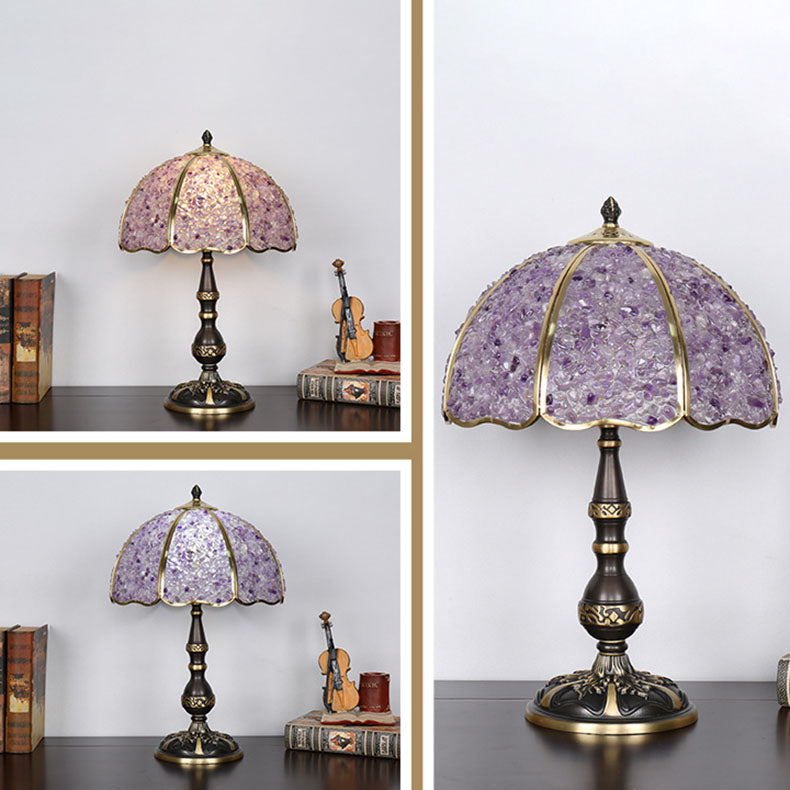 Umbrella Half Circle Full Table Lamp