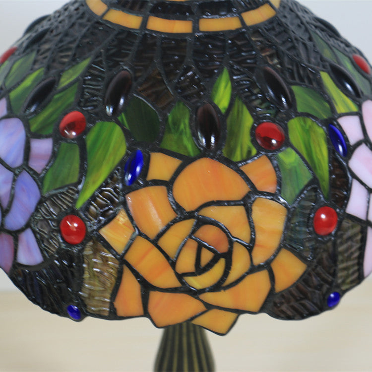 Bloom Floral Stained Glass Table Lamp