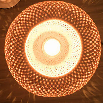 Moso Bamboo Wood Iron Table Lamp