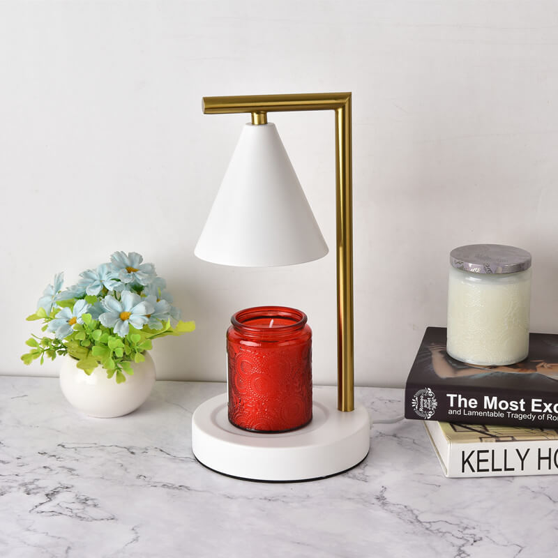 Cone Right Angle Arm Table Lamp