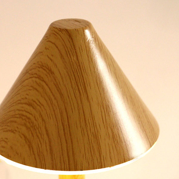 Wood Grain Iron Acrylic Table Lamp