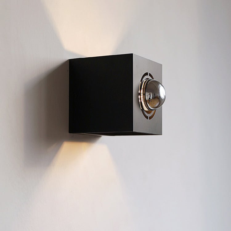 Square Iron Living Room Wall Lamp