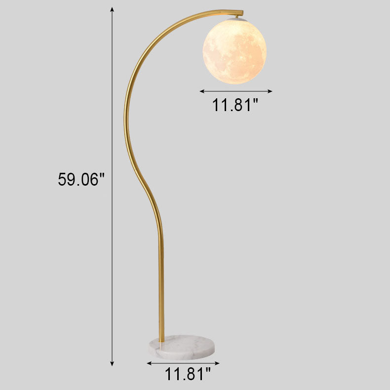 Iron Marble Floor Lamp