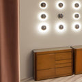 Meteorite Semicircle Metal Bedroom Wall Lamp