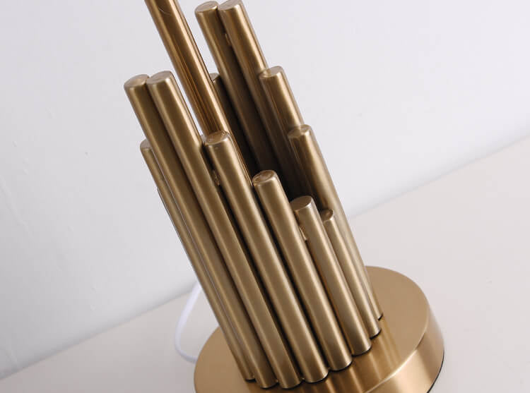 Fabric Cylindrical Design Table Lamp