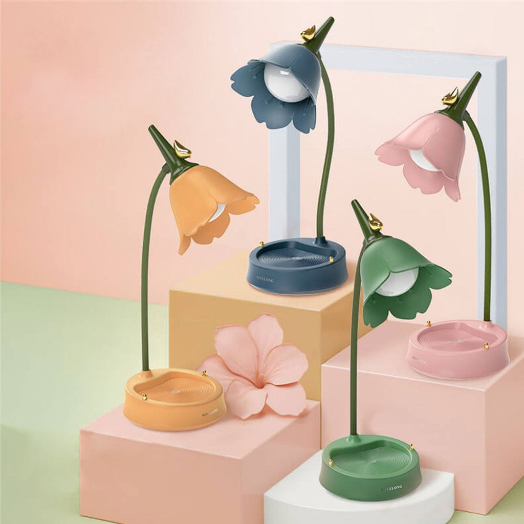 ABS Flower Bird Design Table Lamp