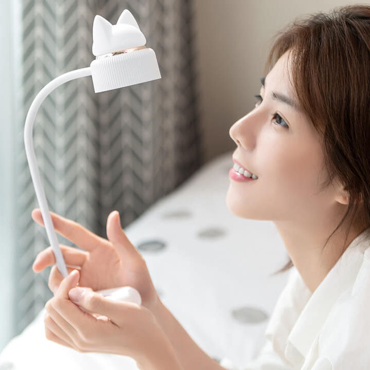 Cartoon Cat Night Reading Table Lamp