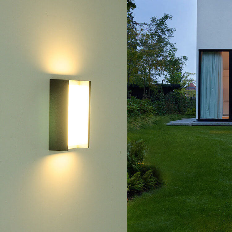 Square PC Patio Outdoor Light