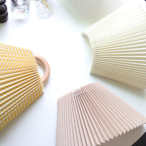 Original Solid Wood Pleated Wall Lamp