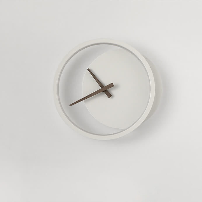 Clock Round Wall Lamp