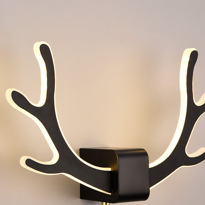 Acrylic Antler Shape Wall Lamp
