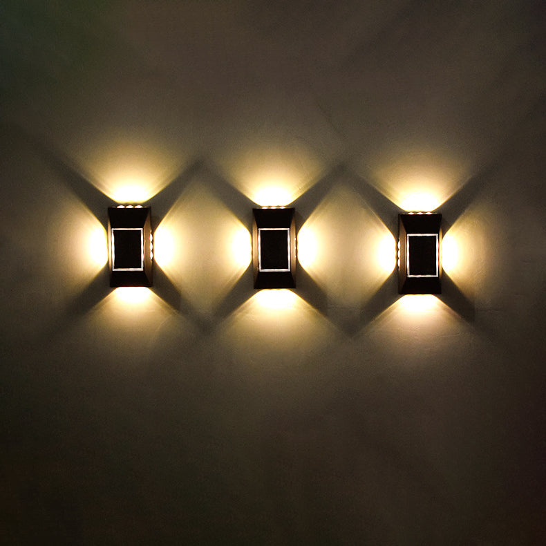 Sensor Rectangle ABS Plastic Outdoor Light