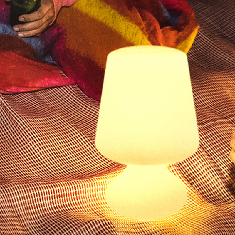 PE Cup Shape Table Outdoor Light