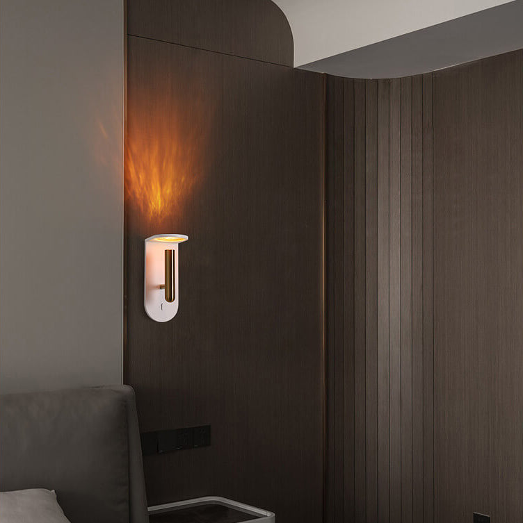 Flame Shadow Rotatable Wall Lamp