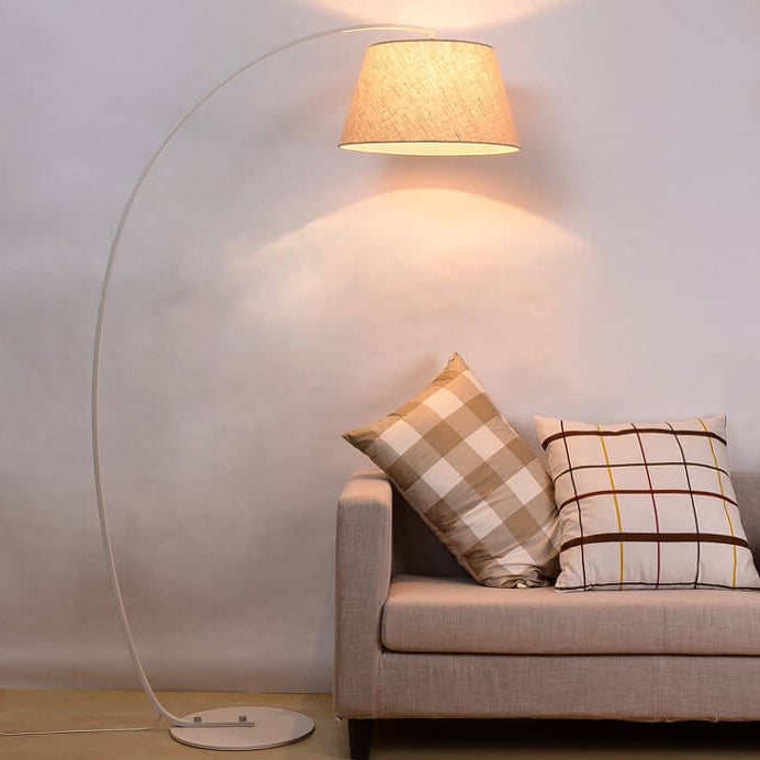 Solid Color Fishing Iron Floor Lamp