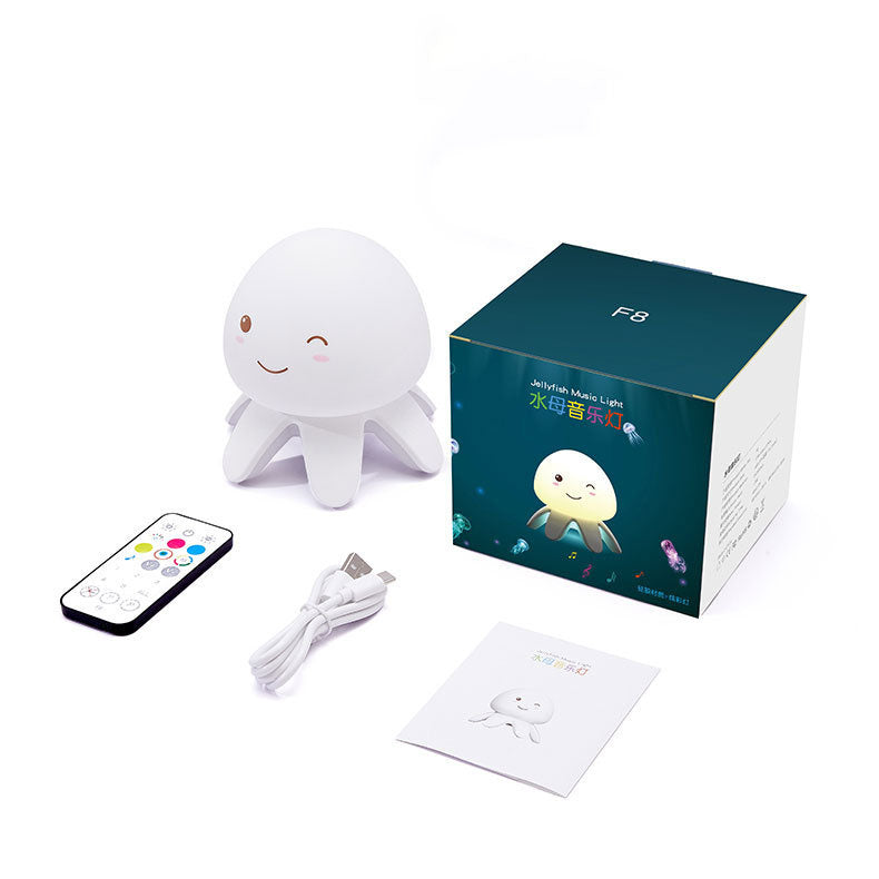 Silicone Jellyfish Music Rechargeable Table Lamp