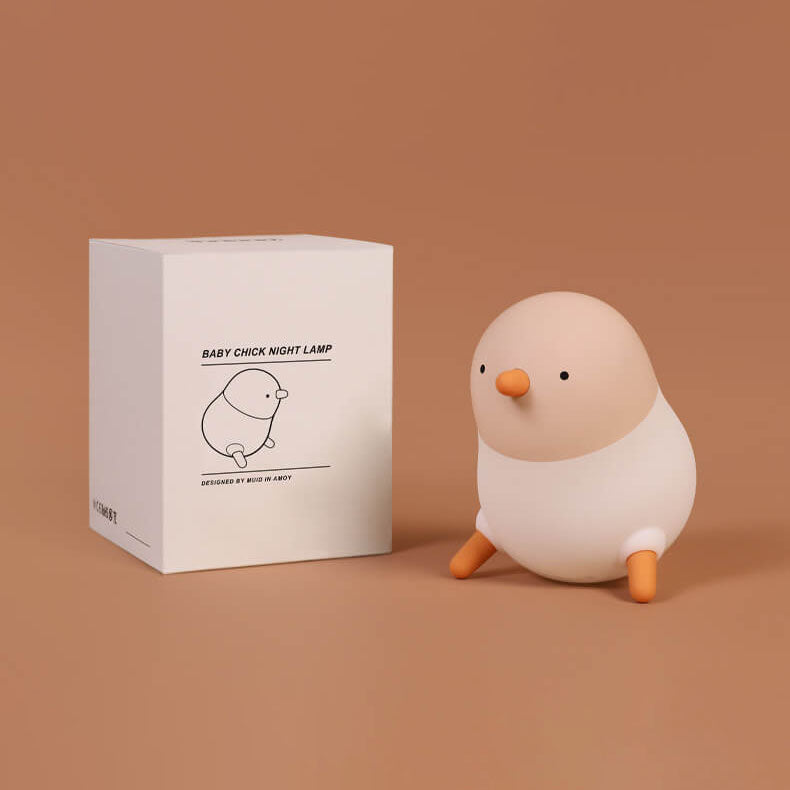 Cartoon Chick Silicone Night Table Lamp
