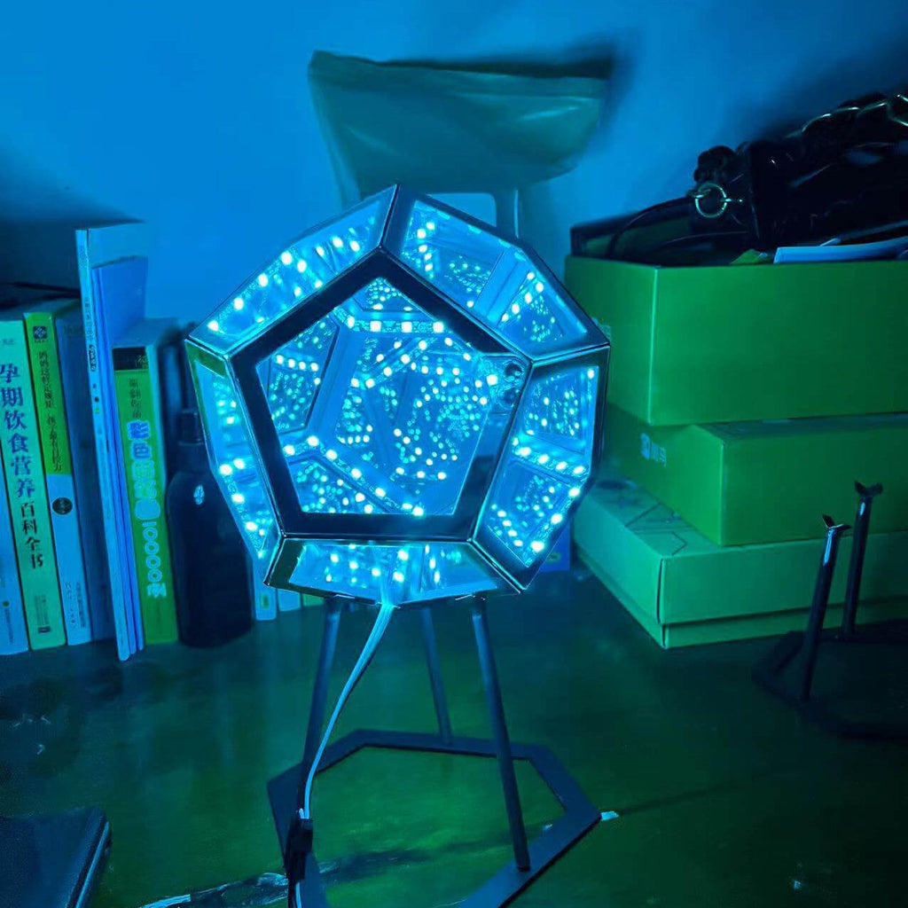 Infinity Dodecahedron Night Table Lamp