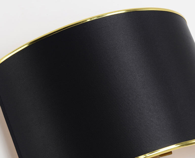 Fabric Mirror Stainless Steel Wall Lamp