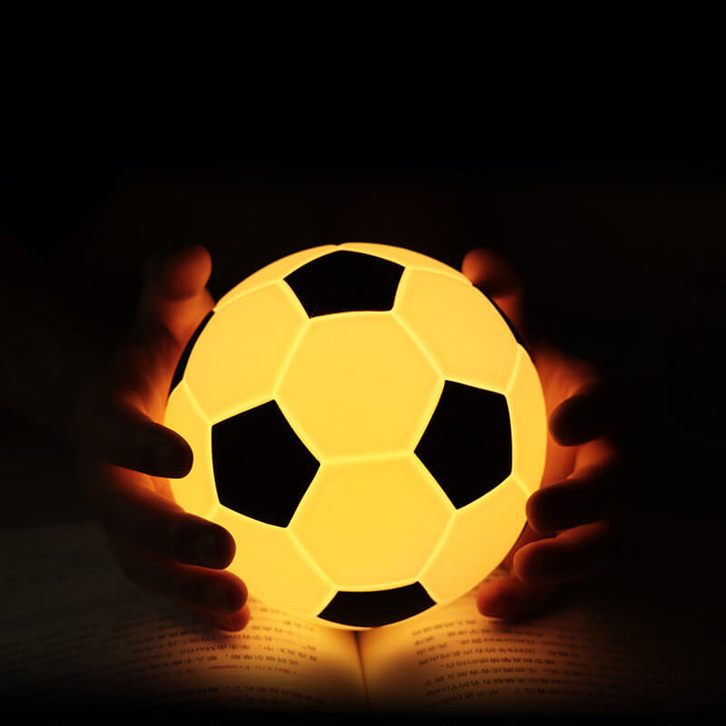 Soccer Silicone Night Charging Table Lamp