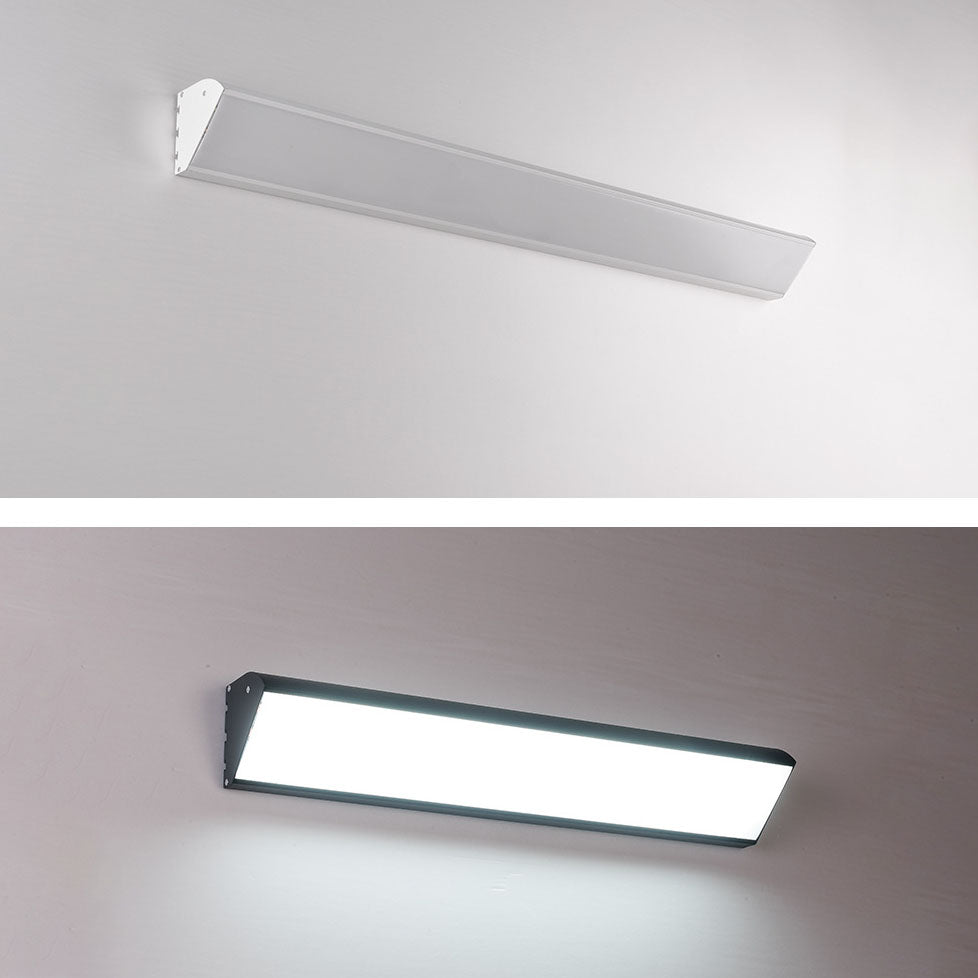 Rectangular Aluminum PC Patio Outdoor Light