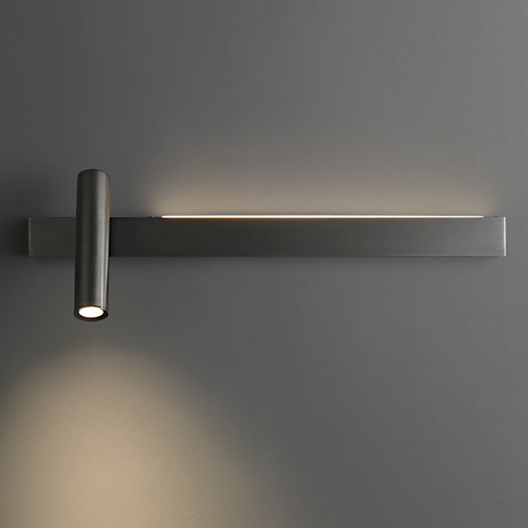 Rectangle Cylinder Full Copper Wall Lamp