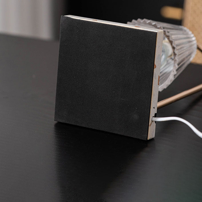 Terrazzo Glass Melting Wax Table Lamp