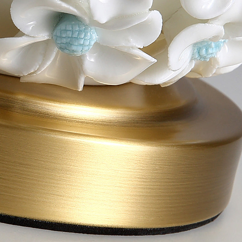 Rose Vase Cylinder Copper Table Lamp