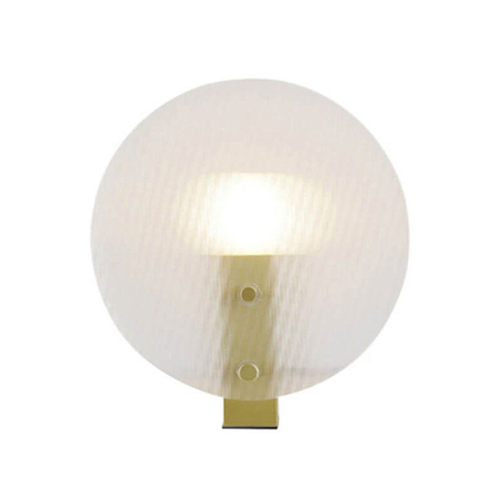 Round Frosted Glass Table Lamp