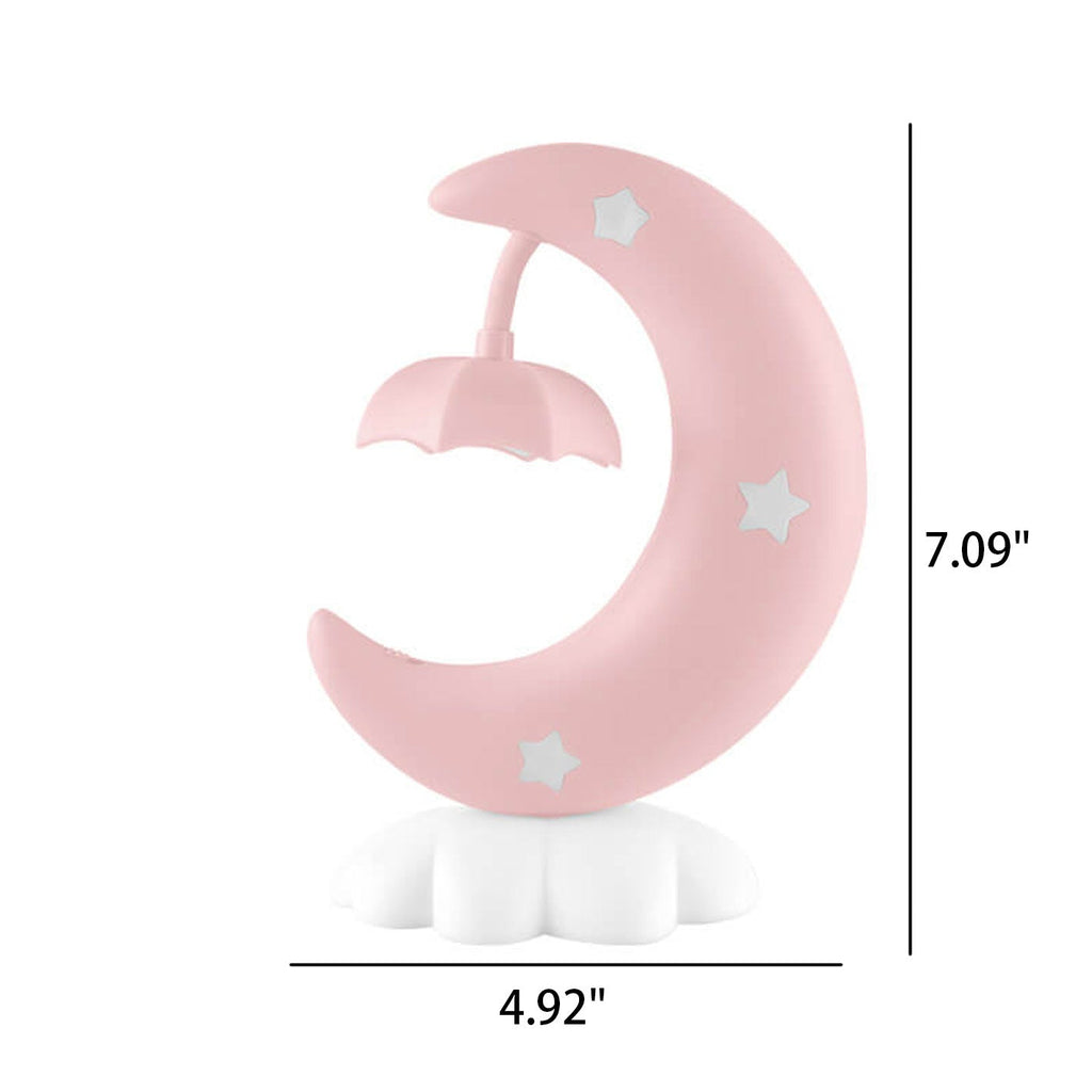 Cartoon Moon Boat Eye Table Lamp