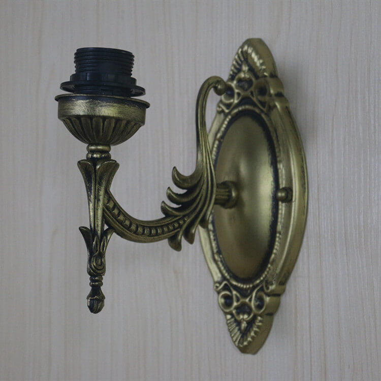 Grape Flower Bowl Stained Wall Lamp
