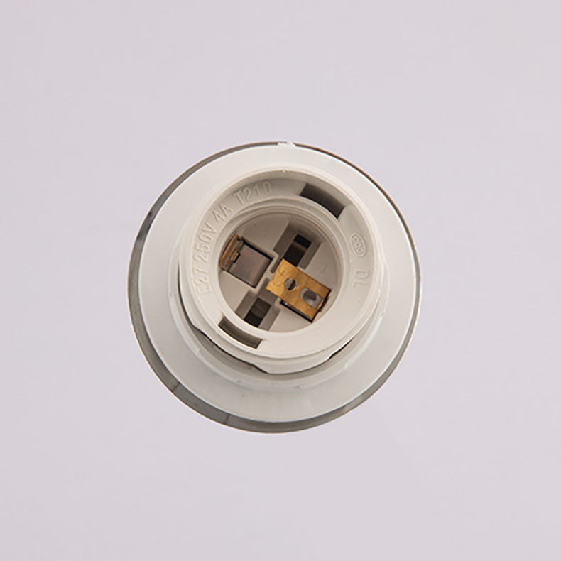 Cylinder Iron Glass 1/2 Wall Lamp