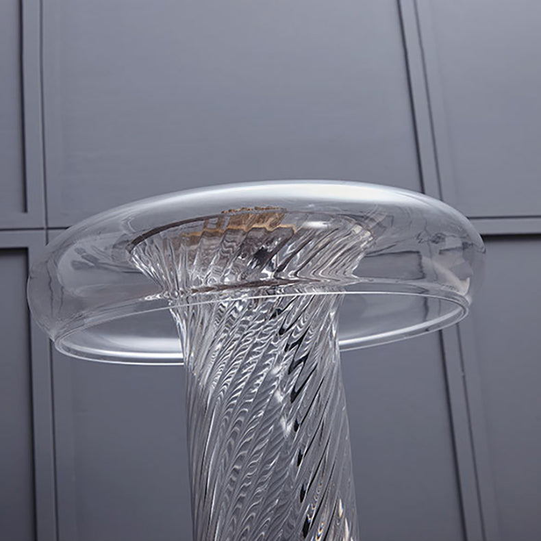 Cylinder Circle Curved Stripe Table Lamp