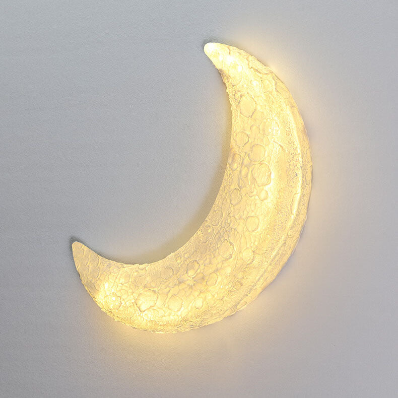 Moon Shape Resin Rainproof Outdoor Light