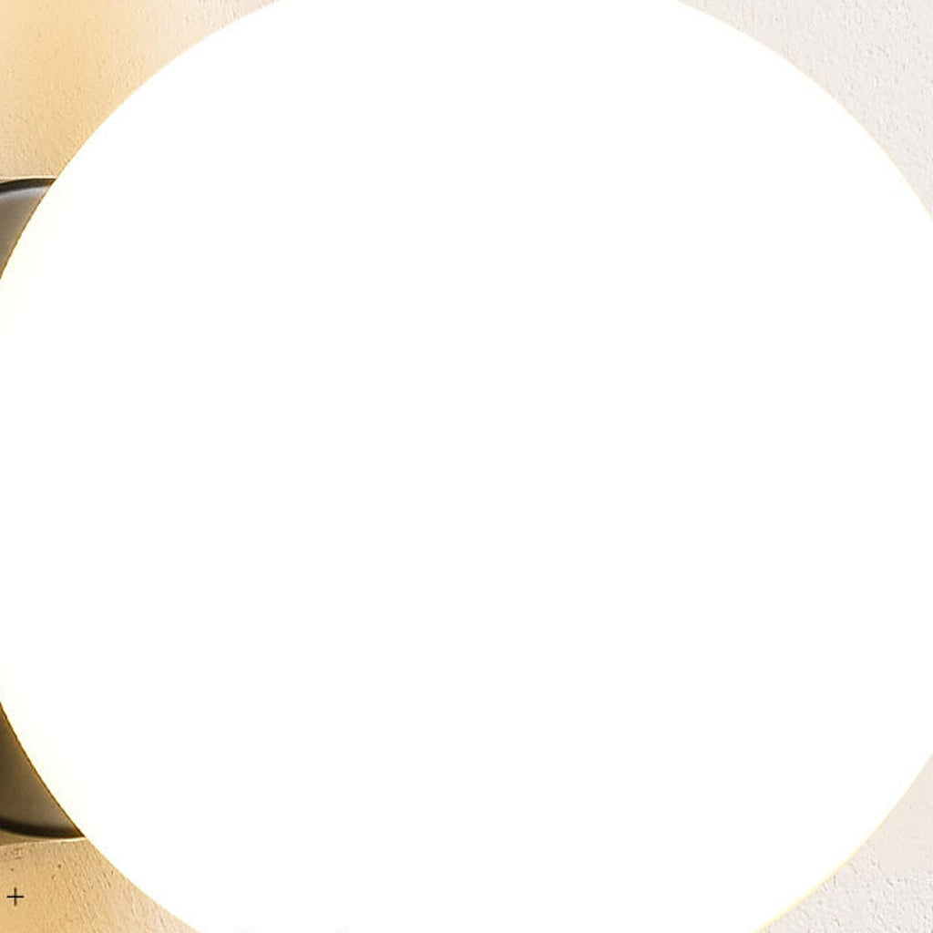 Oval Ring Iron Glass Wall Lamp