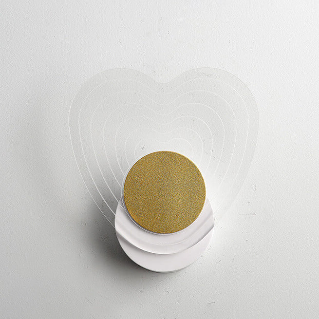 Gold Geometric Acrylic Wall Lamp