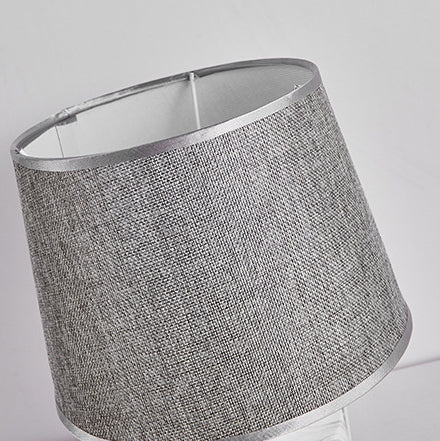 Cylinder Vase Ceramic Fabric Table Lamp
