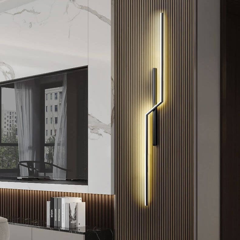 Geometry Lines Aluminum Iron Wall Lamp