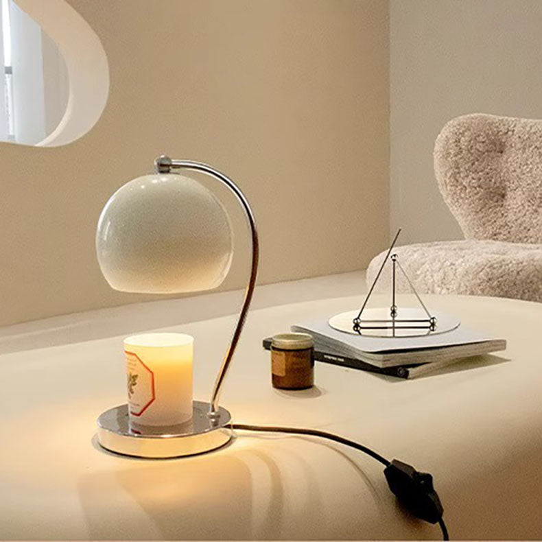 Iron Stainless Steel Round Table Lamp