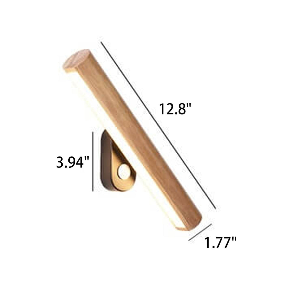 Solid Wood Bar Rotating Wall Lamp