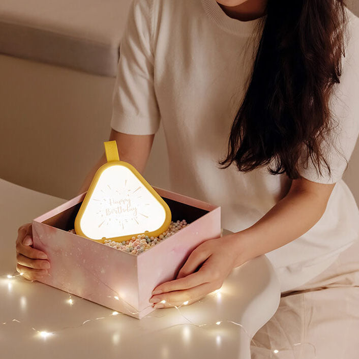 Triangle Seven Color Atmospheric Table Lamp