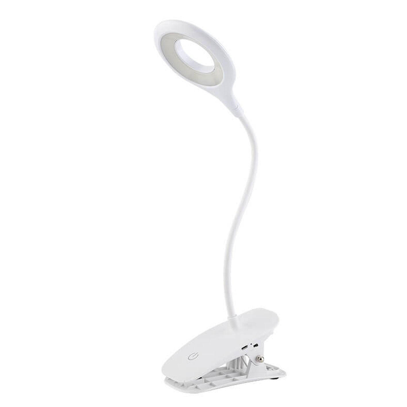 Foldable Round Rechargeable Clips Table Lamp