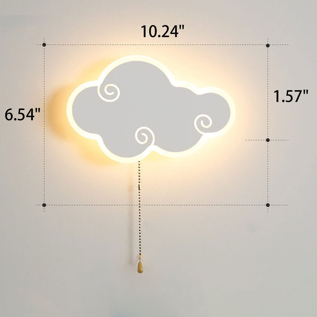 Cloud Cartoon Design Wall Lamp