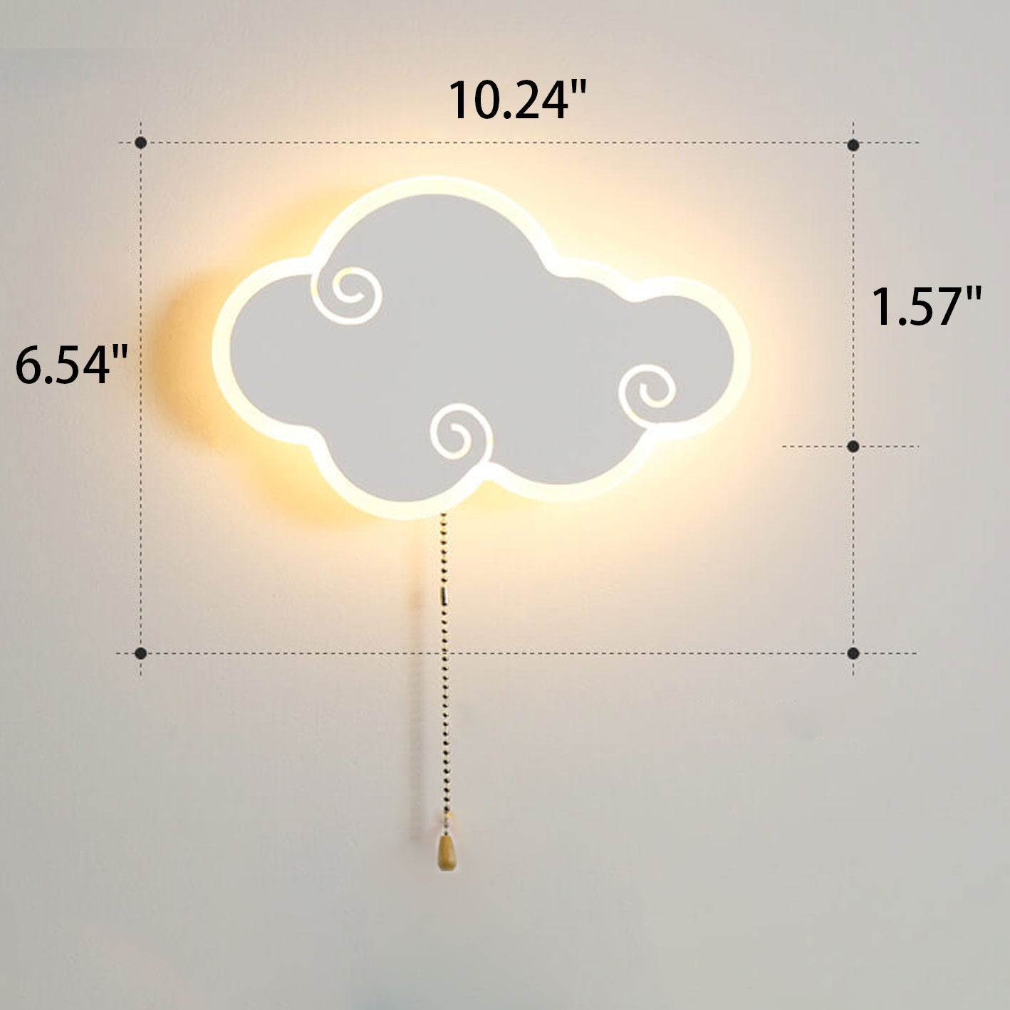 Cloud Cartoon Design Wall Lamp