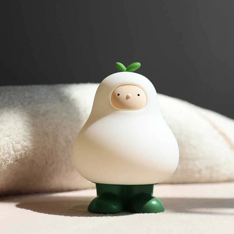 Cartoon Pear Silicone Night Table Lamp