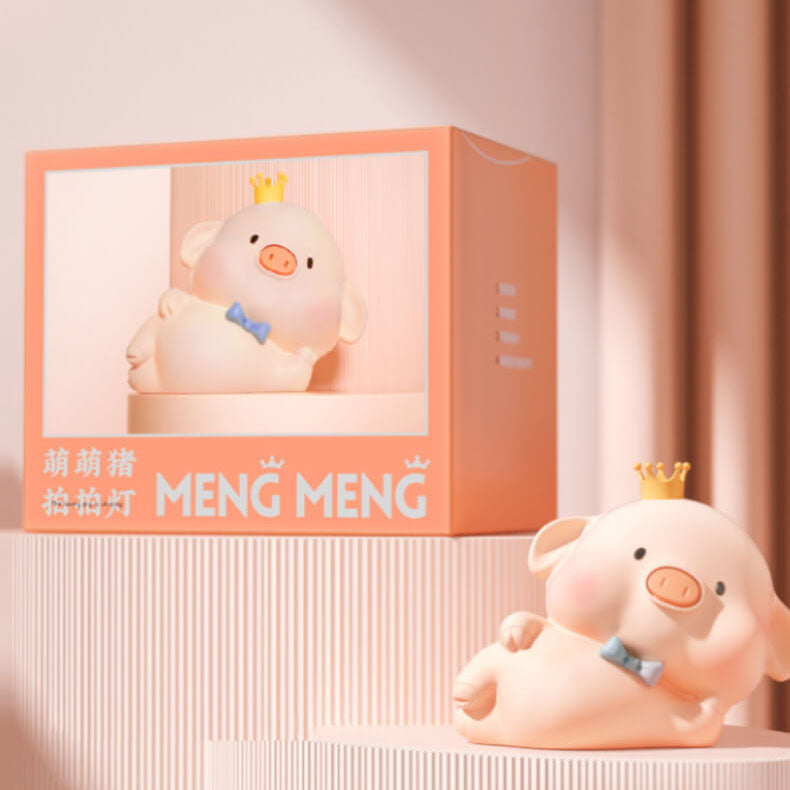 Cute Piggy Silicone Night Table Lamp
